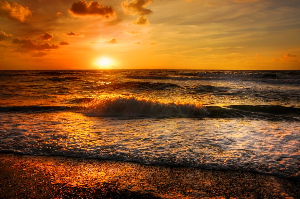 Nature landscape sunset