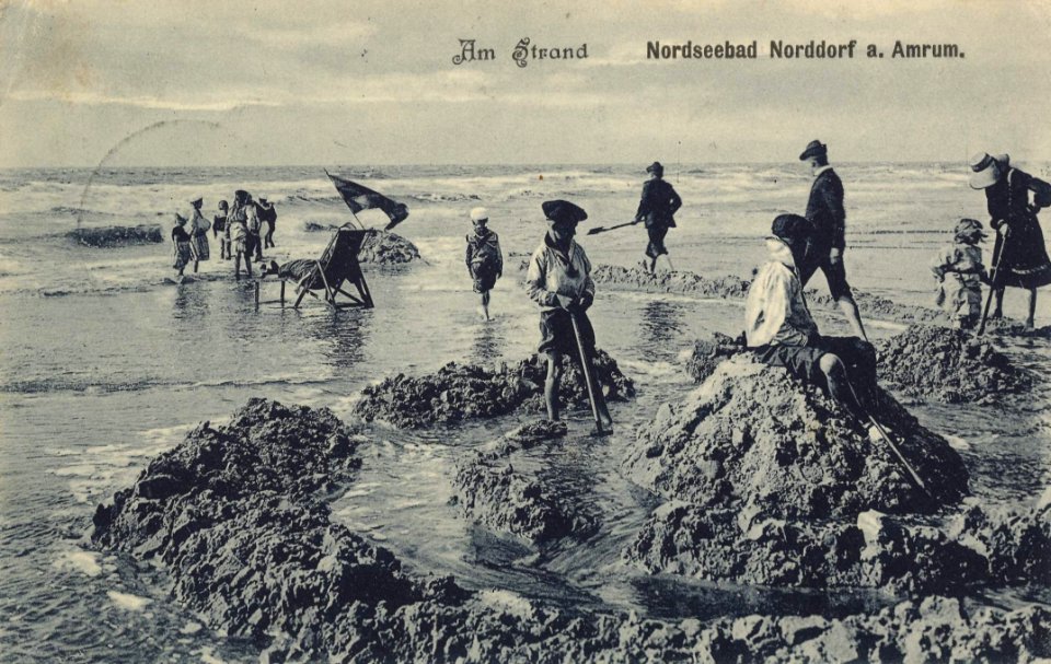Norddorf (Amrun), Schleswig-Holstein - Strand (Zeno Ansichtskarten)