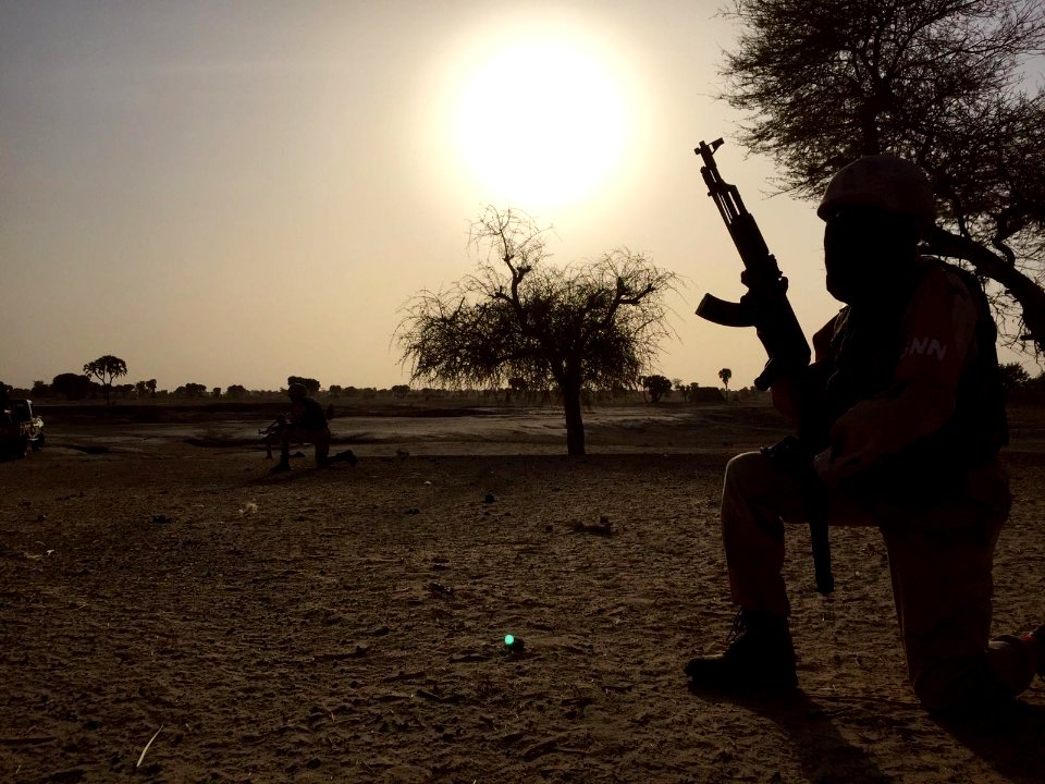 Nigerien national guard soldier in Zenam Kelouri 2016