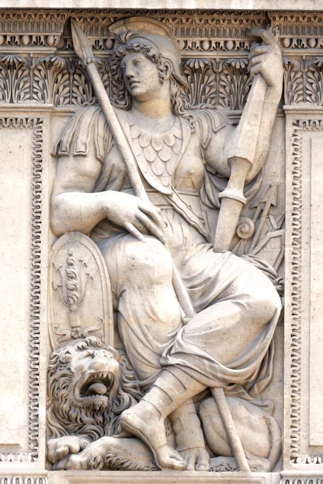 Minerva Goujon Cour Carrée Louvre