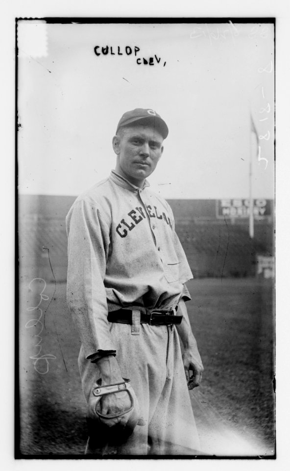 Norman Nick Cullop, Cleveland AL, at Polo Grounds, NY (baseball) LCCN2014694133