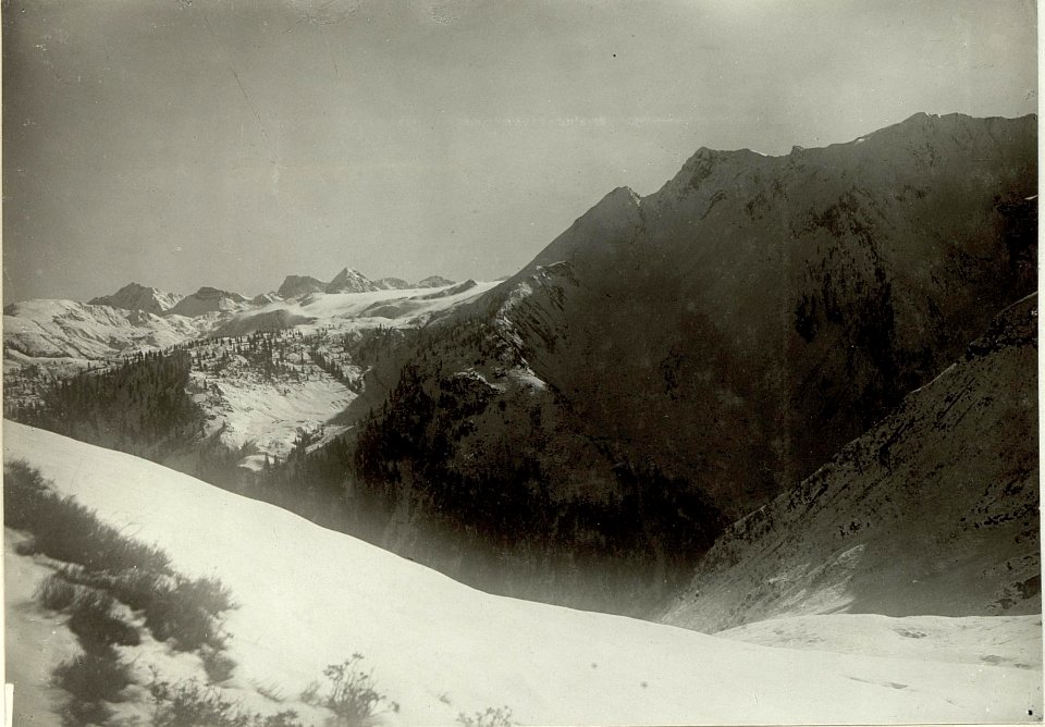 Nordabhang des hohen Trieb, links davon Findeniggkofl, Schulterkofl. Hochwipfel. (BildID 15464102)