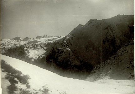 Nordabhang des hohen Trieb, links davon Findeniggkofl, Schulterkofl. Hochwipfel. (BildID 15464102)