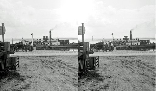 Nordby, færgelejet, 1901-1922
