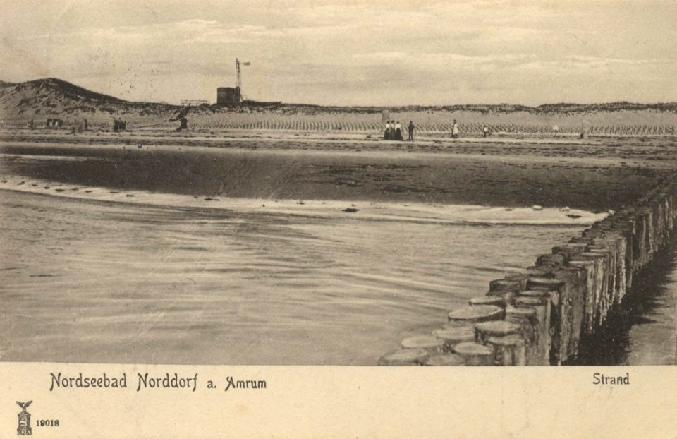 Norddorf (Amrun), Schleswig-Holstein - Strand (2) (Zeno Ansichtskarten)