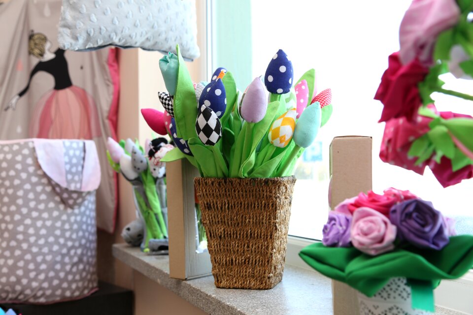 Spring tulips folklore
