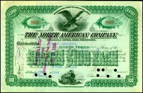 North American Company 1892