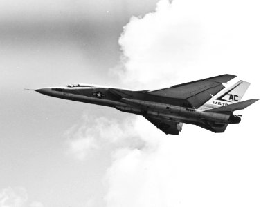 North American RA-5C Vigilante of RVAH-1 in flight in 1969