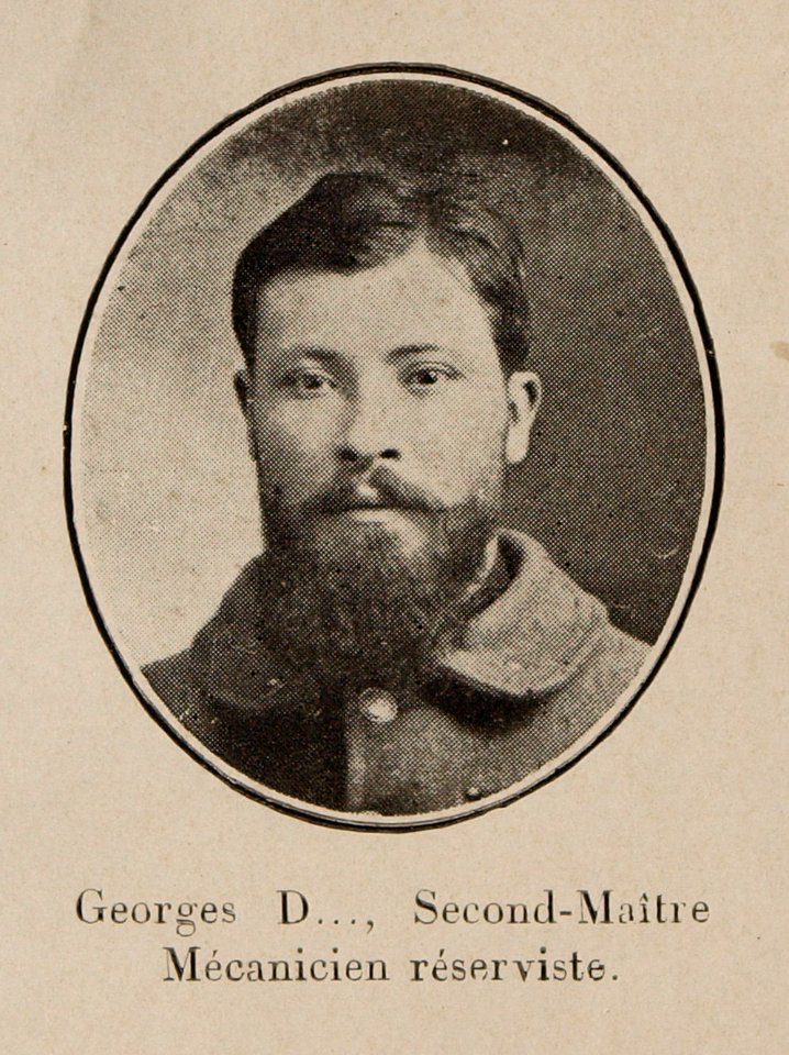 Nieuport 1915-Second maître Georges D. ; mécanicien réserviste