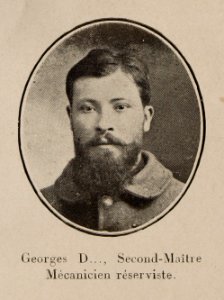 Nieuport 1915-Second maître Georges D. ; mécanicien réserviste