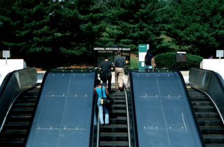 NIH metro escalators