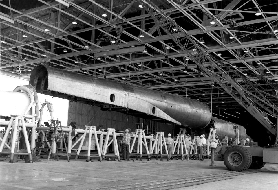 North American XB-70A Valkyrie forward fuselage assembly 061122-F-1234P-031