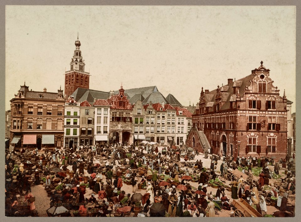 Nijmegen groote markt LCCN93500002
