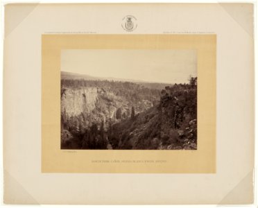 North Fork Cañon, Sierra Blanca Creek, Arizona - T. H. O'Sullivan, phot. LCCN2007684817