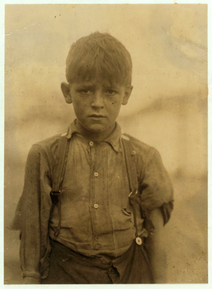 Norman Hall, 210 Park Street, Lindale, Ga. Went to work over a year ago in Massachusetts Mills at 10 1-2 years old. Family record says born October 16, 1901. Doffing. No real reason for his LOC nclc.02798