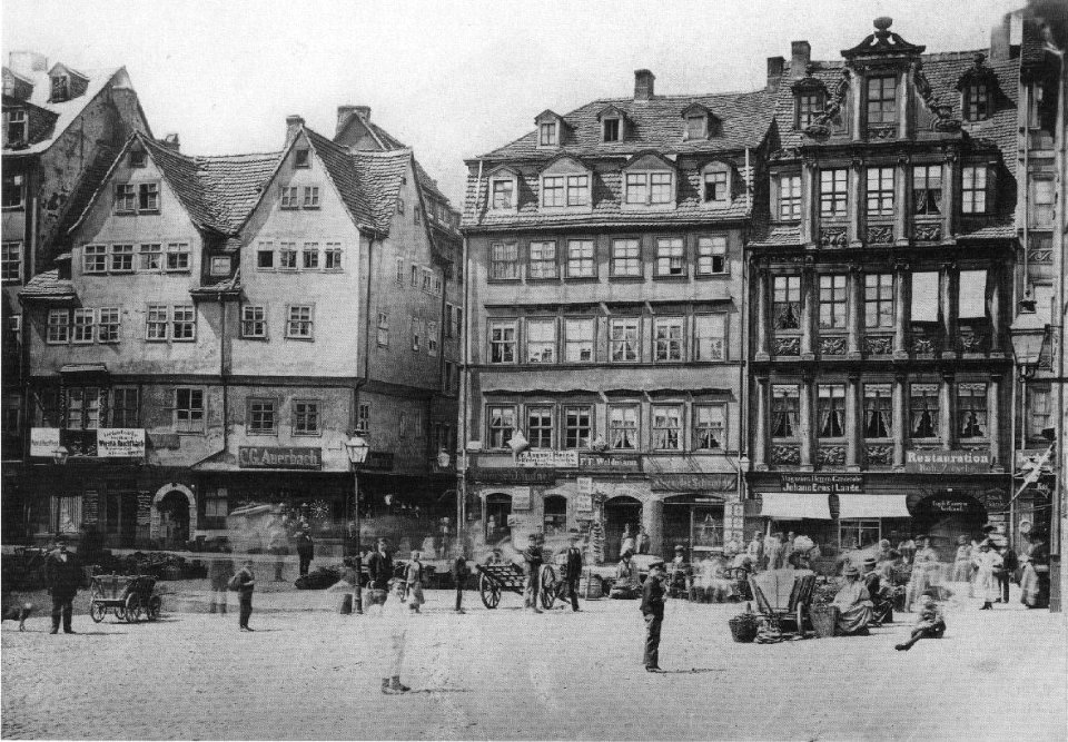 Nikolaistrasse Deutrichs Hof Leipzig um1880