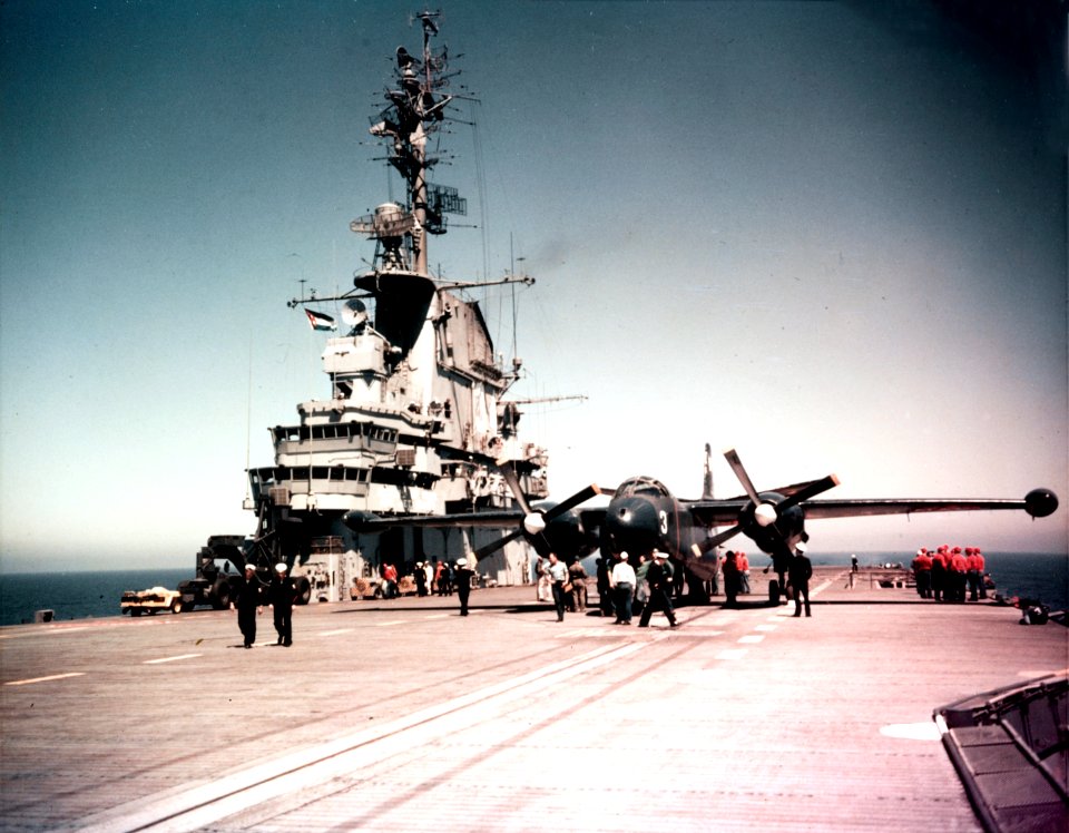North American AJ-1 Savage aboard USS Oriskany (CVA-34) on 29 August 1952 (80-G-K-13048)