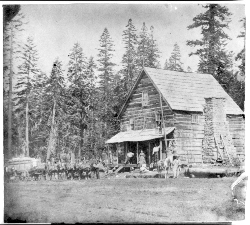 North American Hotel - on the western summit, Placerville Route, Calif. LCCN2002719093