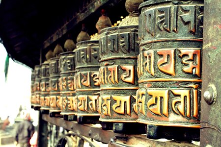 Nepal swayambhu kathmandu photo