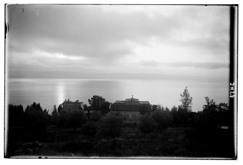 Northern views. Ain Tabgha. Overlooking gardens towards Tiberias LOC matpc.02795