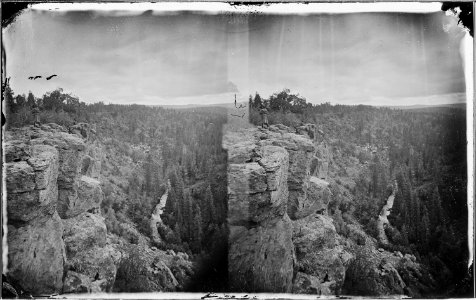 North Fork Canyon Sierra Blanca Range, Arizona 1873 - NARA - 519732