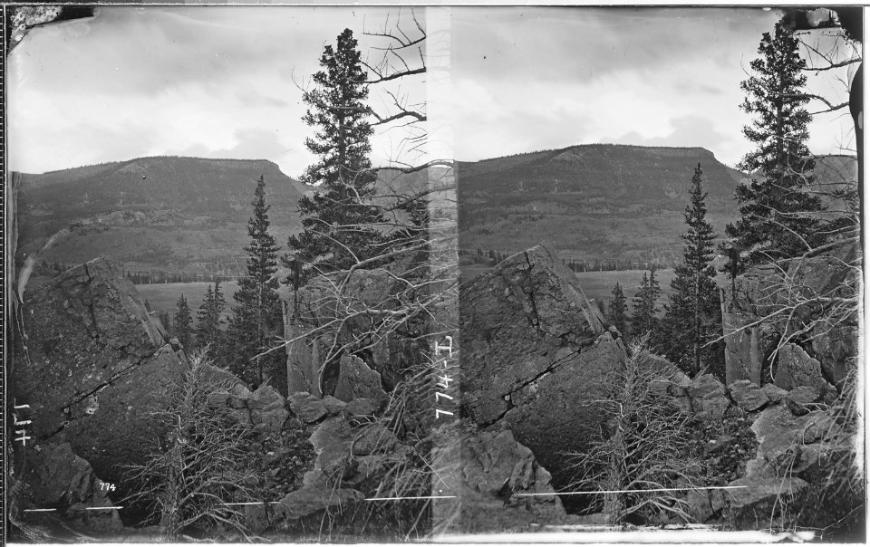 North of Bristol Head, Antelope Park, San Cristobal Quadrangle. Mineral County, Colorado. - NARA - 517568