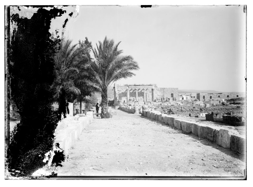 Northern views. Capernaum. Tell Hum. The restored synagogue LOC matpc.08966