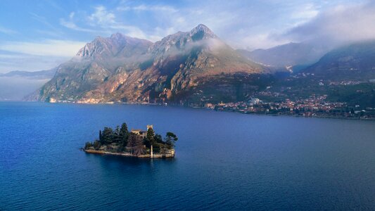 Panoramic costa lake