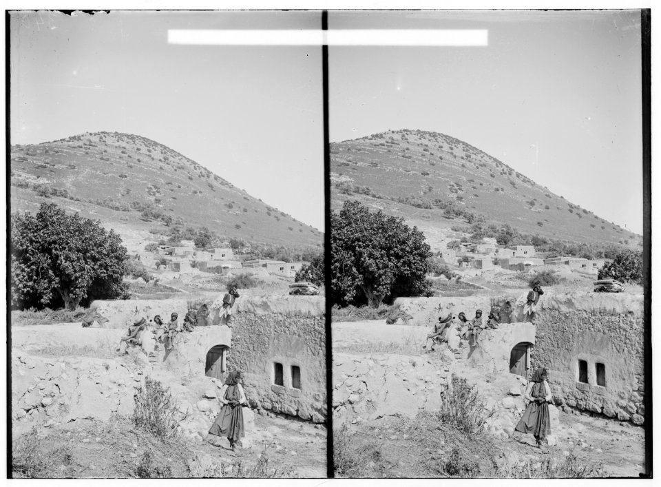 Northern views. Daburieh and Mt. Tabor LOC matpc.01083