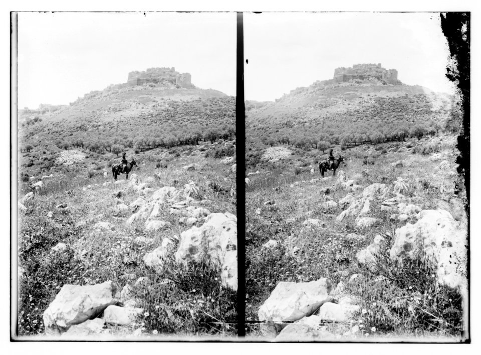 Northern views. Distant view of the Castle of Subeibeh LOC matpc.10477