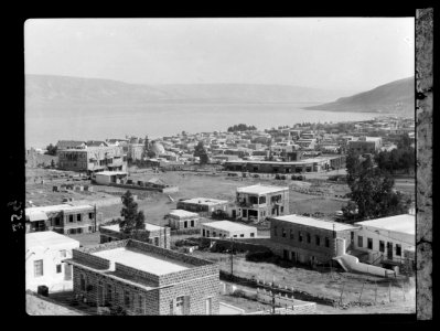 Northern views. Distant view of Tiberias and the lake LOC matpc.15109