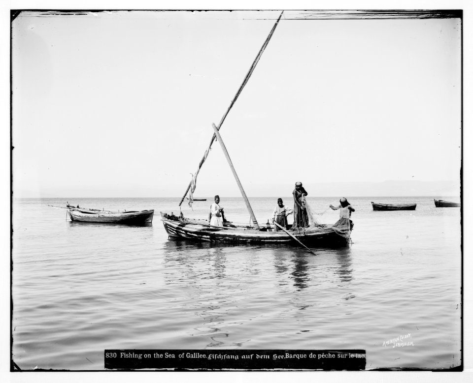 Northern views. Fishing on the Sea of Galilee LOC matpc.07015