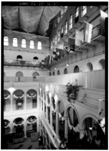 Northeast corner decorations for 1981 inaugural ball