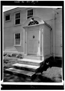 NORTHEAST SIDE ENTRANCE - Wheeler House, Orford Street, Orford, Grafton County, NH HABS NH,5-ORF,3-10