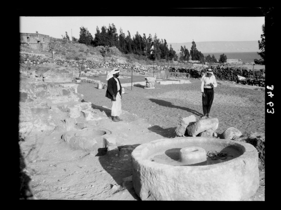Northern views. Ain Tabgha looking toward apse of ancient church LOC matpc.15351