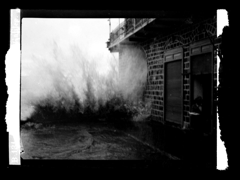 Northern views. Great storm on Sea of Galilee LOC matpc.21984