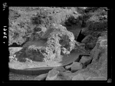 Northern views. Ain Tabgha. Roman remains recently excavated LOC matpc.15350