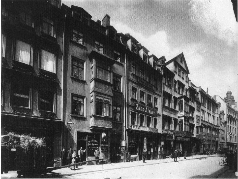 Nikolaistrasse linke Seite Leipzig um1900
