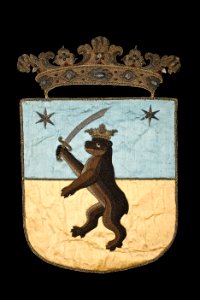 Norra Finlands vapen, björn med svärd, 1660 - Livrustkammaren - 108748