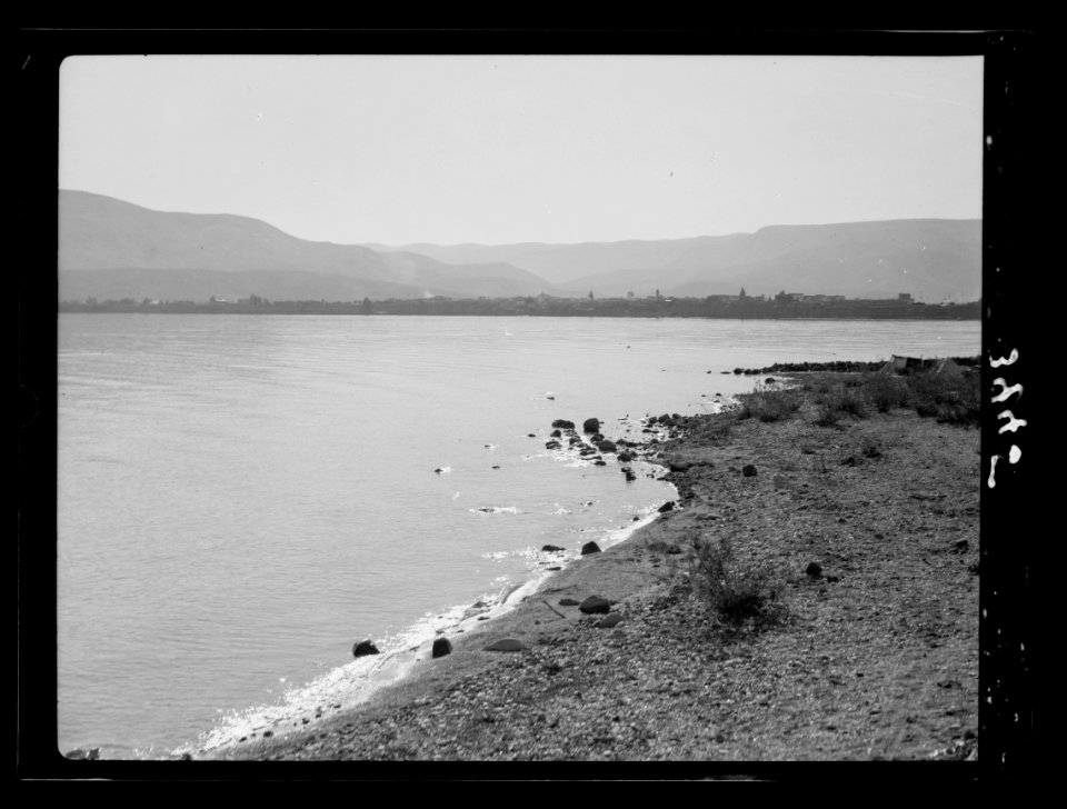Northern views. Lake Galilee. Southern end showing Semach LOC matpc.15340