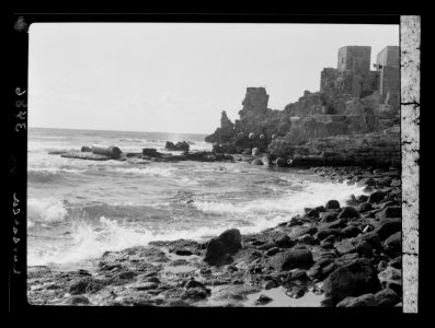 Northern views. Caesarea. Ruins of ancient sea-front from where Paul set sail for Rome LOC matpc.15362 photo