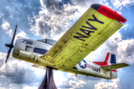 North American Aviation T-28 Trojan on display at Joint Base Anacostia-Bolling 130820-N-WY366-652