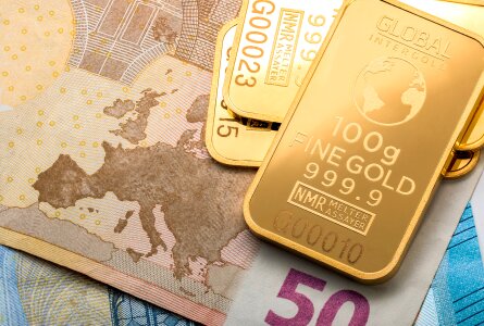 Gold is money finances golden photo