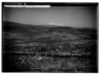 Northern views. Mount Hermon, telephoto from Nazareth hill LOC matpc.05533