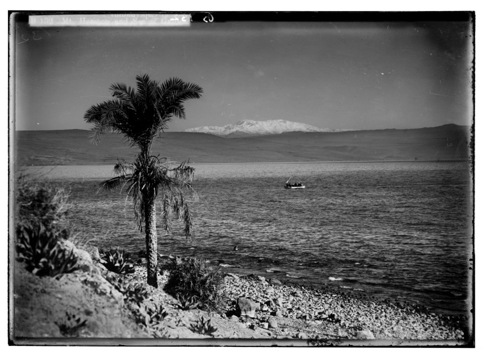 Northern views. Mt. Hermon and Sea of Galilee LOC matpc.05543
