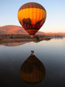 Hot-air balloon vacation tourism
