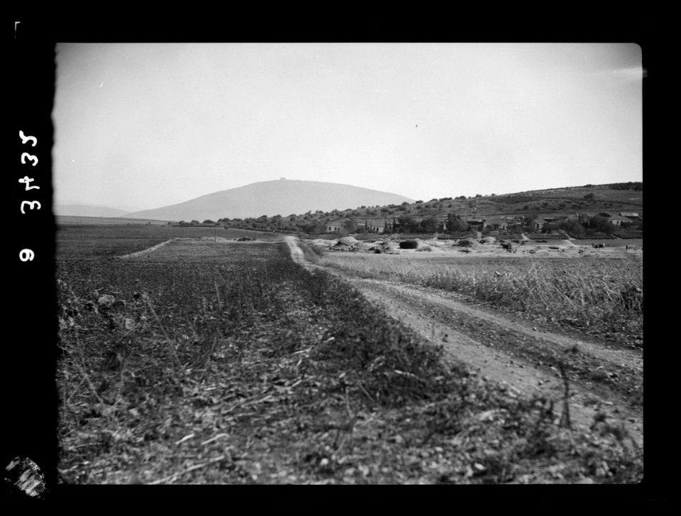 Northern views. Mt. Tabor from the Masha road on the north LOC matpc.15331