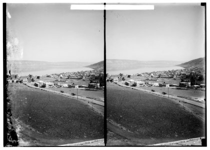 Northern views. Distant view of Tiberias and the lake LOC matpc.01094