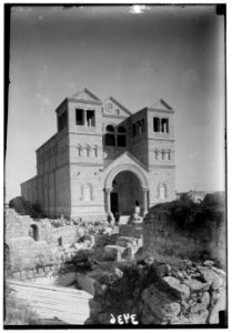 Northern views. Mt. Tabor. Church of the Transfiguration. Close up from N.W. LOC matpc.00219