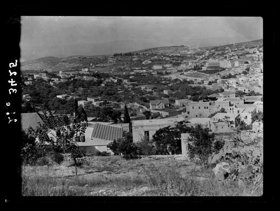 Northern views. Nazareth. View of valley and town from Tiberias road LOC matpc.15329
